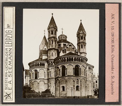 Vorschaubild Köln: Ostansicht von St. Aposteln (Seestern-Nr. 28730, Reihe AK V: Die drei ersten Jahrhunderte deutscher Baukunst (950-1250)) 